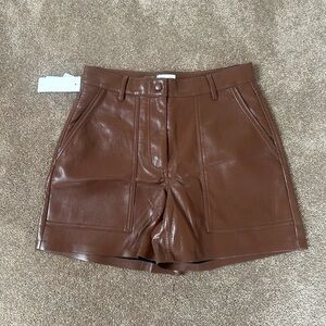 Wilfred Brown High Waist Tailored Shorts